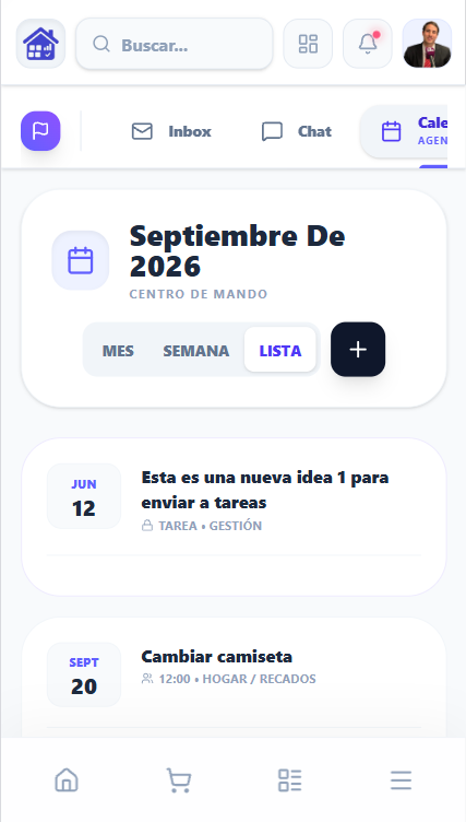 Vista Lista Móvil KotiDesk