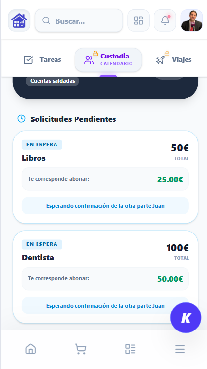 Patrimonio Compartido y Gastos KotiDesk