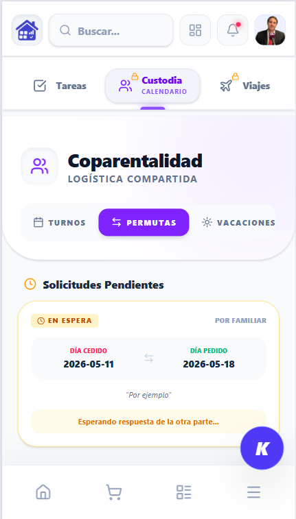 Gestión de Permutas y Convenio KotiDesk